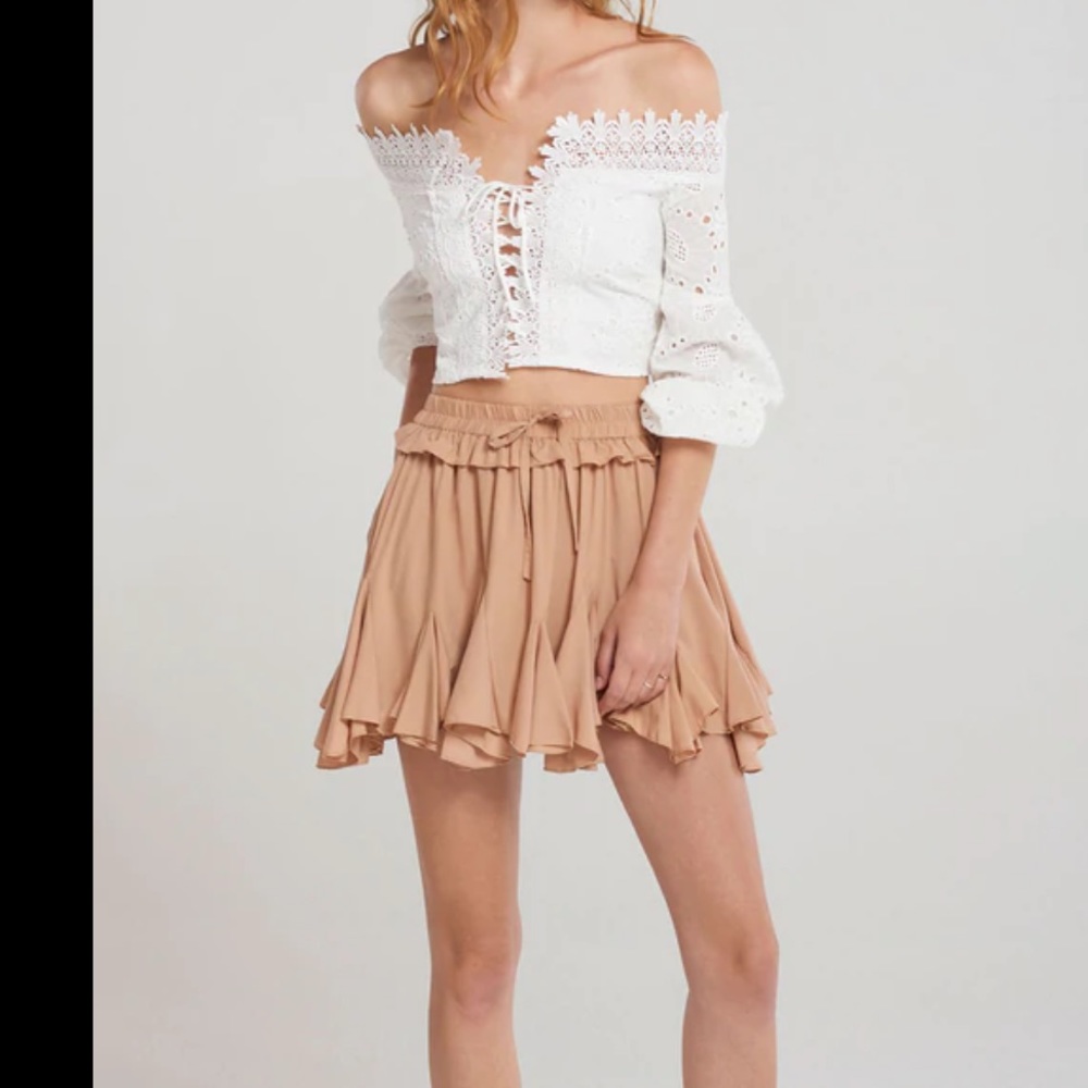 Storets Emilee Angelic Skort — beige S/M